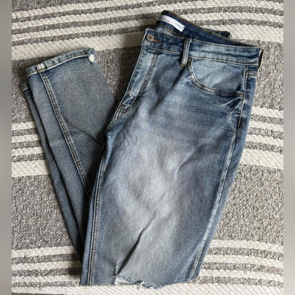 KANCAN // Vintage High Rise Medium Tint Boyfriend Jean